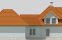 Projekt domu piętrowego LK&160 - elewacja 4