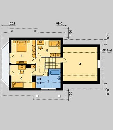 PODDASZE LK&14 - wersja lustrzana