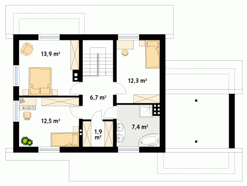 Rzut projektu Combo 3