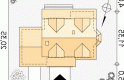 Projekt domu tradycyjnego Combo 3 - usytuowanie - wersja lustrzana