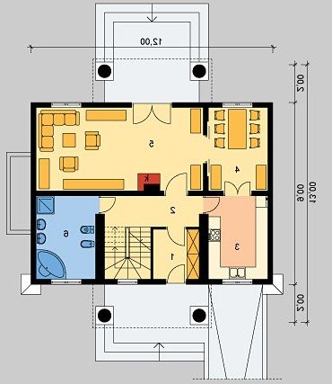 PARTER LK&120 - wersja lustrzana