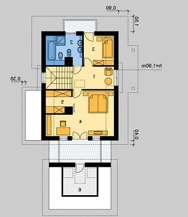 PODDASZE LK&292 - wersja lustrzana