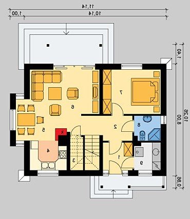 PARTER LK&323 - wersja lustrzana