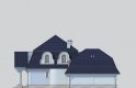 Projekt domu piętrowego LK&904 - elewacja 4