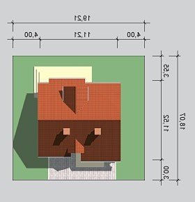 Usytuowanie budynku LK&406 w wersji lustrzanej