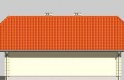 Projekt domu wolnostojącego LK&412 - elewacja 2