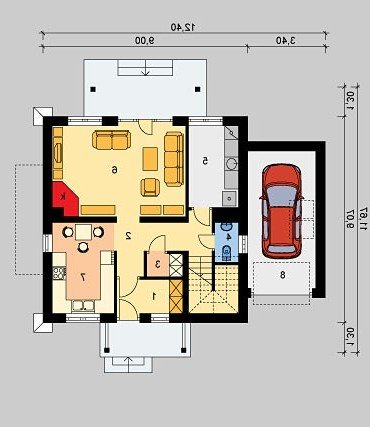 PARTER LK&451 - wersja lustrzana