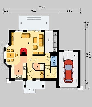 PARTER LK&453 - wersja lustrzana