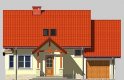 Projekt domu wolnostojącego LK&487 - elewacja 1