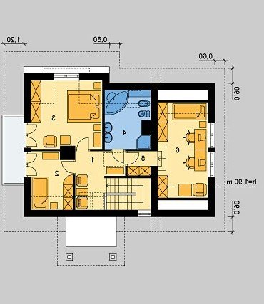 PODDASZE LK&487 - wersja lustrzana