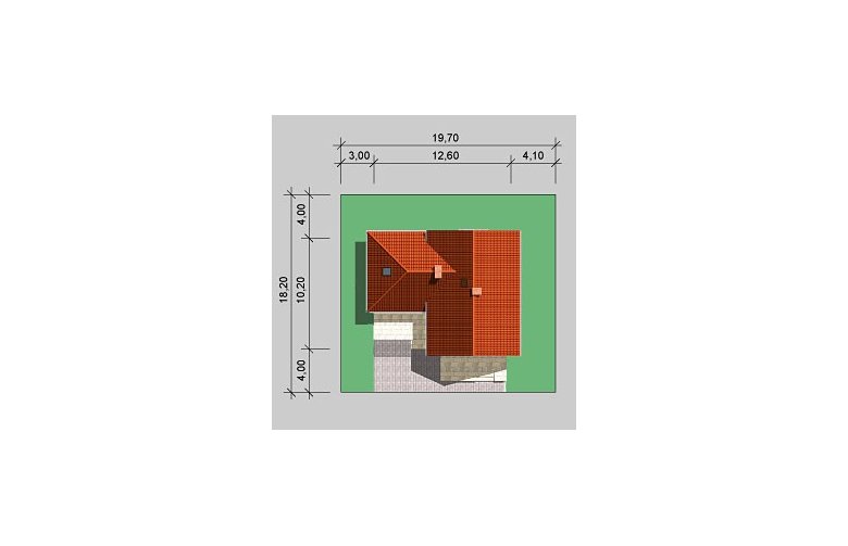 Projekt domu wolnostojącego LK&494 - Usytuowanie