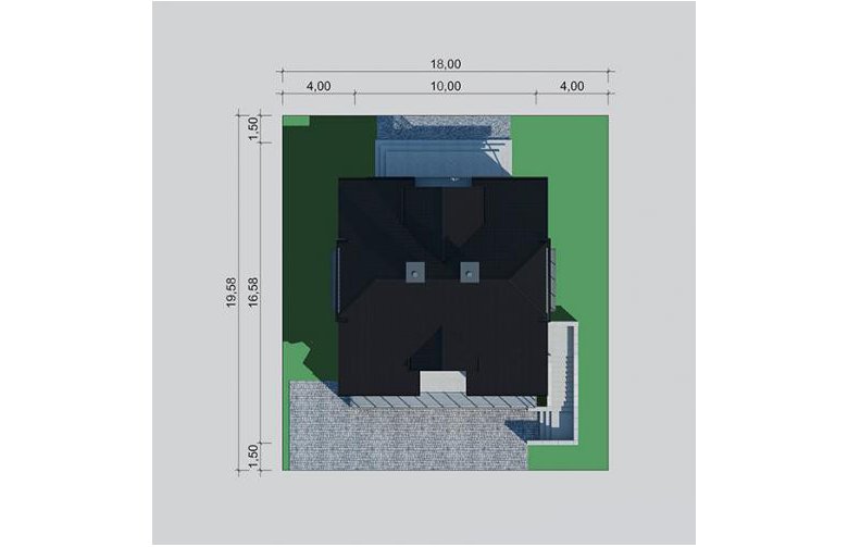 Projekt domu wielorodzinnego LK&554 - Usytuowanie