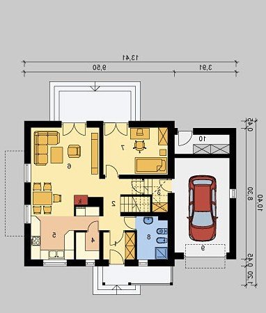 PARTER LK&571 - wersja lustrzana