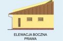 Projekt garażu G117 - elewacja 4