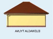 Elewacja projektu G116 - 3 - wersja lustrzana