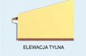 Projekt budynku gospodarczego G114 budynek gospodarczy - elewacja 3