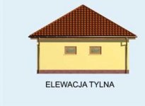 Elewacja projektu G113 budynek gospodarczy - 3