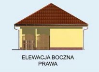 Elewacja projektu G113 budynek gospodarczy - 4