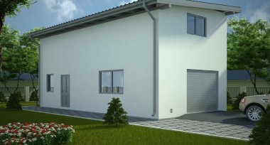 Projekt domu G107 - Budynek garażowo - gospodarczy 