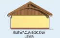 Projekt budynku gospodarczego G112 budynek gospodarczy - elewacja 2