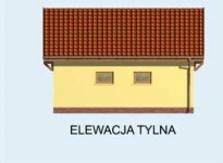 Elewacja projektu G112 budynek gospodarczy - 3