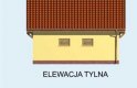 Projekt budynku gospodarczego G112 budynek gospodarczy - elewacja 3