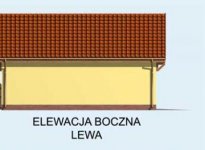 Elewacja projektu G110 garaż dwustanowiskowy - 2