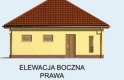 Projekt garażu G111 - elewacja 4