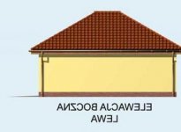 Elewacja projektu G111 - 2 - wersja lustrzana