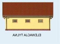 Elewacja projektu G106 - 3 - wersja lustrzana