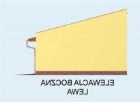 Elewacja projektu G101 - 2 - wersja lustrzana