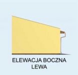 Elewacja projektu G94 garaż czterostanowiskowy - 3