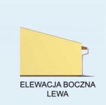 Elewacja projektu G92 garaż czterostanowiskowy - 3