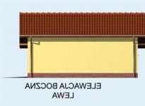 Elewacja projektu G100 - 2 - wersja lustrzana