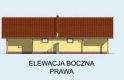 Projekt garażu G90 cztery segmenty, projekty garaży - elewacja 4