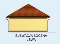 Elewacja projektu G98 garaż dwustanowiskowy - 2