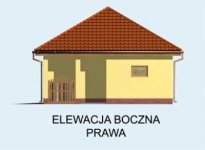 Elewacja projektu G98 garaż dwustanowiskowy - 4