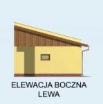 Elewacja projektu G88 bliźniak (jeden segment), projekty garaży - 3