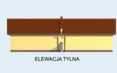 Elewacja projektu G87 bliźniak (jeden segment), projekty garaży - 2