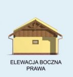 Elewacja projektu G87 bliźniak (jeden segment), projekty garaży - 4