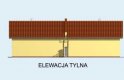 Projekt garażu G86 bliźniak (jeden segment), projekty garaży - elewacja 2