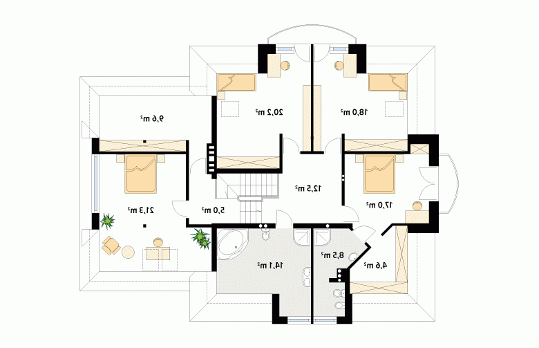 Projekt domu wielorodzinnego Bachus 2 - 