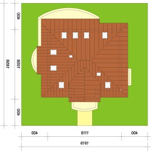 Usytuowanie budynku Kasia w wersji lustrzanej