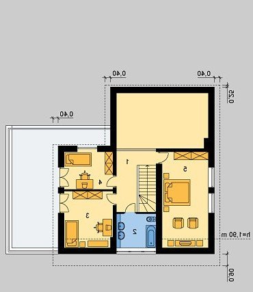 PODDASZE LK&122 - wersja lustrzana