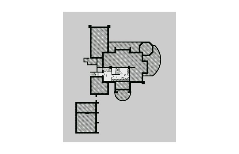 Projekt domu wolnostojącego LK&24 - piwnica