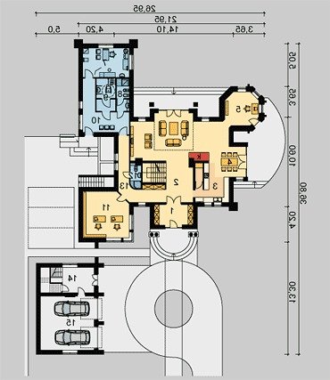 PARTER LK&24 - wersja lustrzana