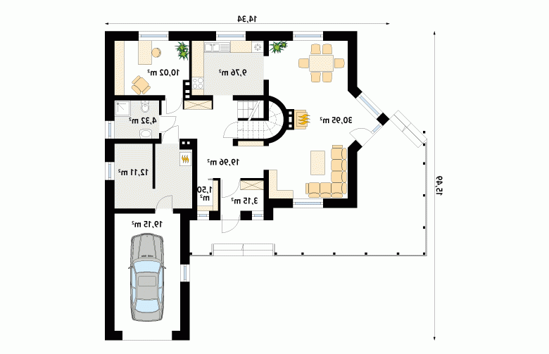 Projekt domu wielorodzinnego Batuta 2 - 