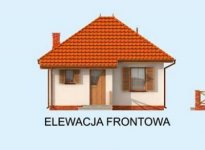 Elewacja projektu HONOLULU dom letniskowy - 1