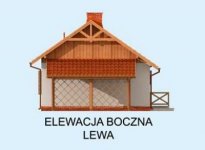 Elewacja projektu DAKAR dom letniskowy - 2