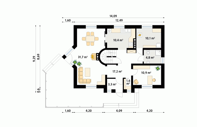 Projekt domu wielorodzinnego Batuta - 